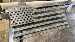 Plasma Cut American Flag