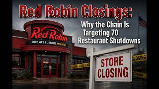Red Robin's Massive Closings Signal Trouble for Casual Dining