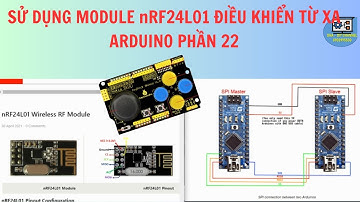 Sử dụng module nRF24L01 điều khiển từ xa Arduino phần 22 | Hùng Anh DIY |