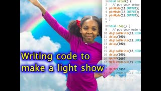 Writing Arduino code to make a light show