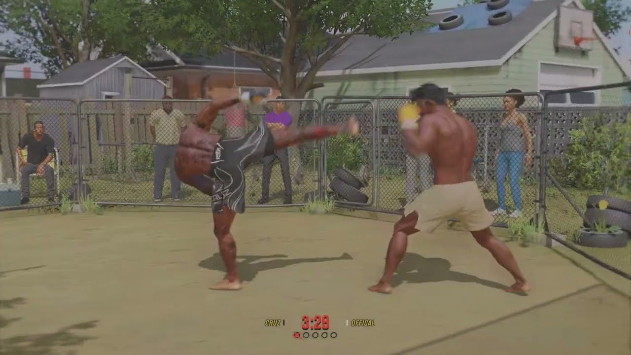 Custom Players EA SPORTS™ UFC4® FULL BACKYARD FIGHT KNOCKOUT!!!