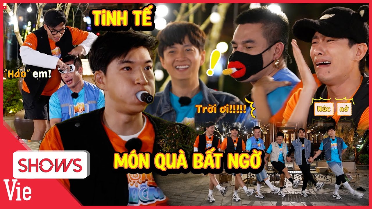 HIEUTHUHAI tinh tế tặng quà cho anh em 2 Ngày 1 Đêm, Dương Lâm - Cris Phan tạo bất ngờ