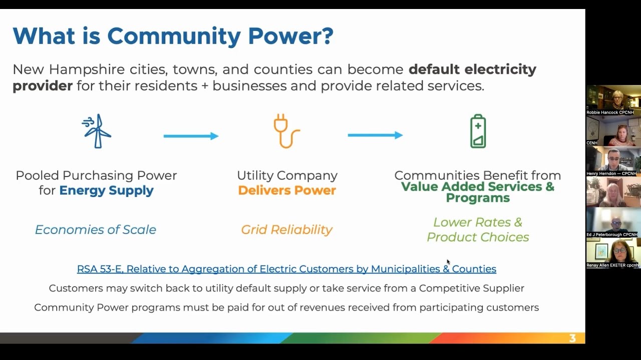 Community Power Forum – Launching Local Energy in NH (Feb 2023) - YouTube