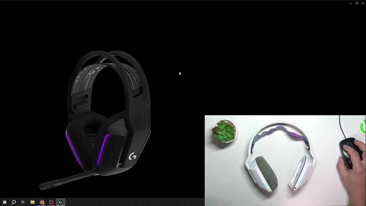 Pair logitech g733 with logitech app step by step guide youtube