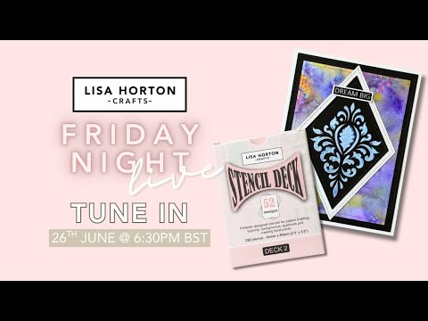 Friday Night Live 🔴 Stencil Deck Volume 2 LAUNCH  26th June -nStay Cool & Watch Live!