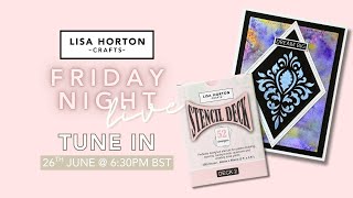 Friday Night Live 🔴 Stencil Deck Volume 2 LAUNCH  26th June -nStay Cool & Watch Live!