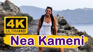 Nea Kameni, Santorini | Greece travel 4K