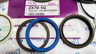 HITACHI ZX70-5G ZX70-5A CYLINDER BOOM SEAL KIT YD00000076 OIL SEAL