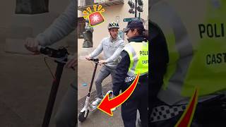 CONTROL de POLICIA a un PATINETE 🚨