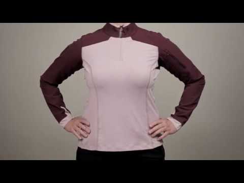 62387 M Kryptek Typhon 5.11 Tactical Womens Kryptek Rapid Half Zip Sweater