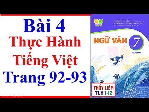 Video Ngữ Văn 7 Bài 4 | Thực Hành Tiếng Việt | Trang 92 - 93... - youtube