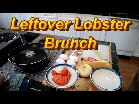 cooking-in-maine---leftovers-for-brunch-(scrambled-eggs-with-jarlsberg-cheese-and-lobster)
