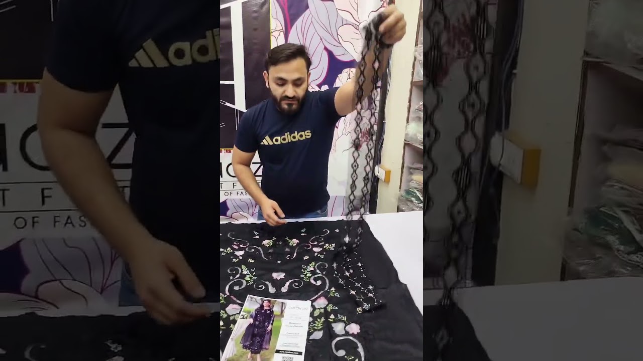 SARDINA NEW BLACK CHIKANKARI LUXURY LAWN COLLECTION