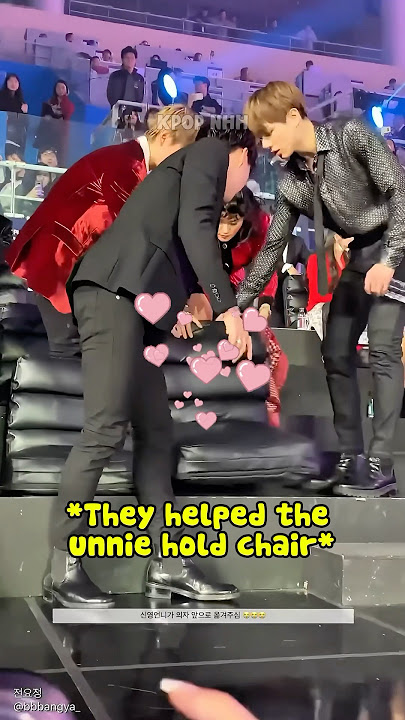 The Kind Unnie Gave A Chair To Jungkook 😍 BTS And ARMY Are Grateful To Her 💜 #shorts #bts #jungkook