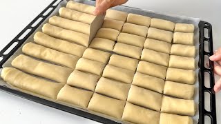 3 BEZEYİ TEK SEFERDE AÇARAK 10 DAKİKADA BİR TEPSİ DOLUSU BÖREK❗️KAT KAT ÇITIR ÇITIR BÖREK TARİFİ👌