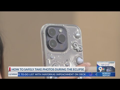 How to safely take a picture of the Solar Eclipse