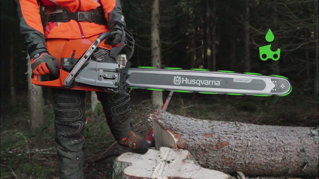 Adjustable oil pump on a Husqvarna chainsaw explained YouTube