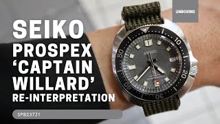 Unboxing Seiko Prospex 'Captain Willard' Re-Interpretation SPB237 - YouTube