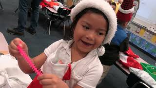 Arlington Sunrise Rotary Delivers Stockings to Thornton Elementary Students