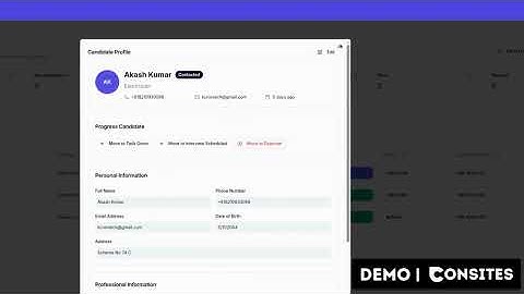 Consites | Demo Video