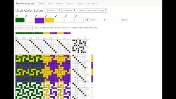 Handweaving.net Draft Color Editor