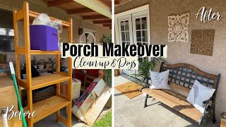 Porch Makeover // Clean up + Diys