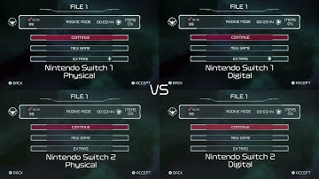 Metroid Dread NS1 vs NS2 (Physical, Digital)  Starting Load Comparison