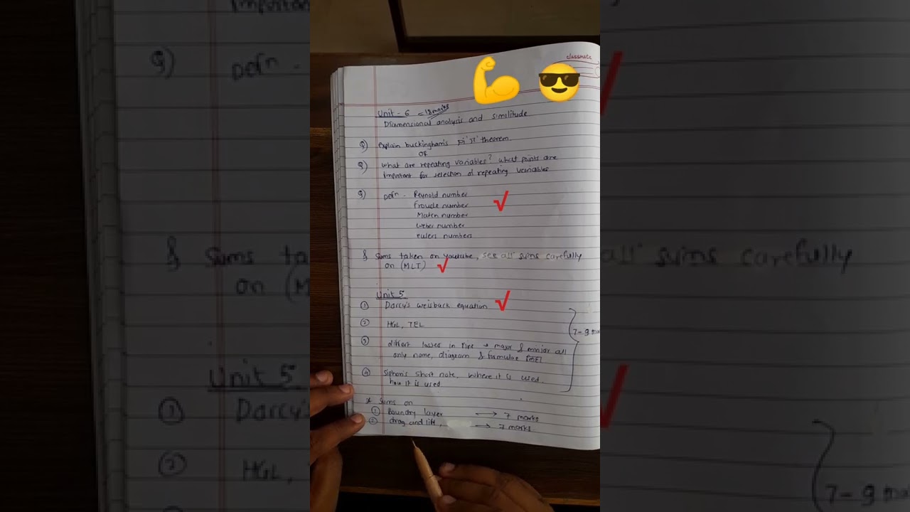 Total 41 marks asked in exam of fluid mechanics