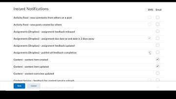 Disabling Brightspace Notifications at the New Brunswick Community College