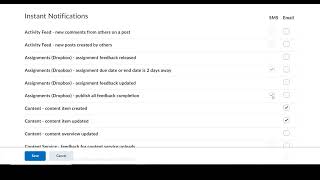 Disabling Brightspace Notifications at the New Brunswick Community College
