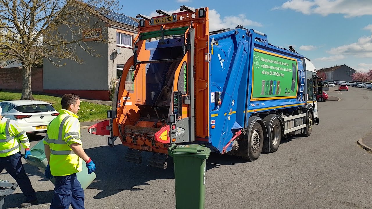 Back on the Bins again/ Bin Truck Driver on household domestic waste ...