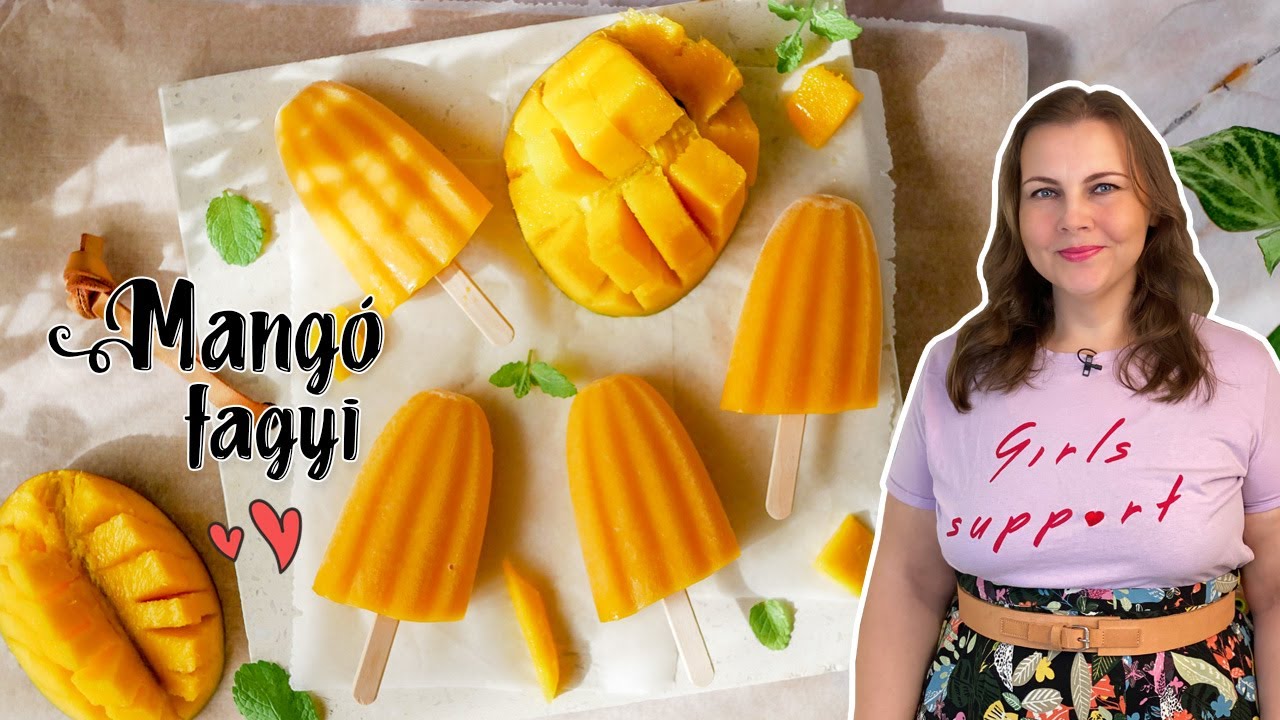 Szenzációs mangófagyi recept 🍦 házi jégkrém készítés