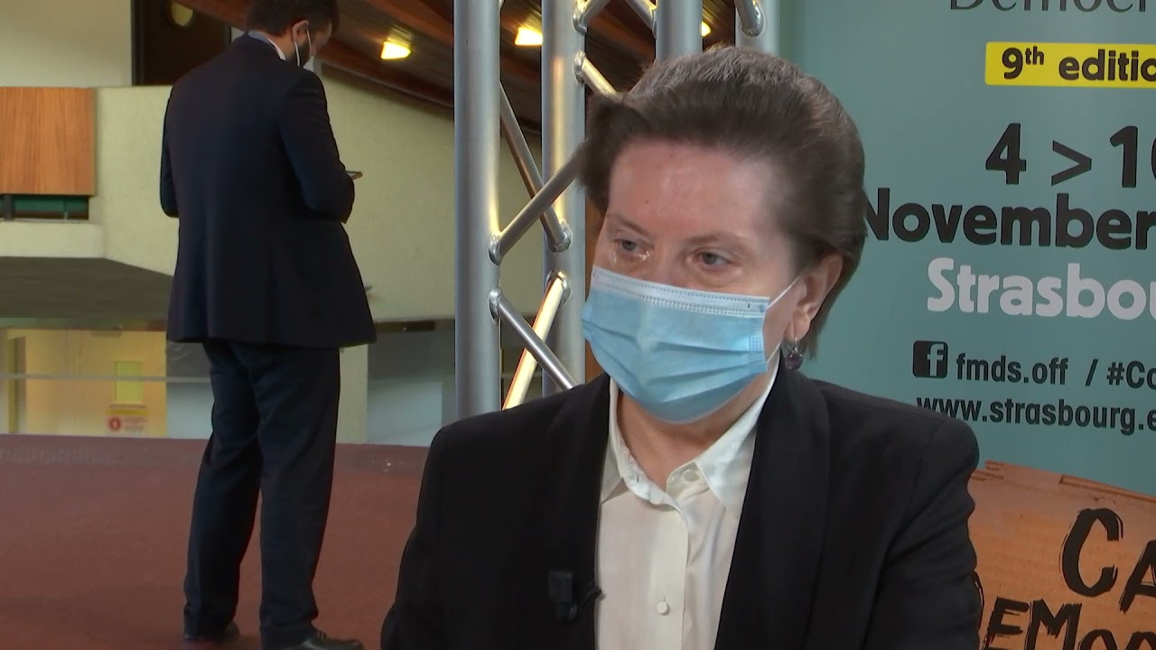 World Forum for Democracy 2021 Natalia KOMAROVA, Governor of the Khanti Mansiysk Yugra