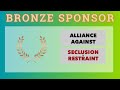 Alliance against seclusion and restraint  bronze sponsor