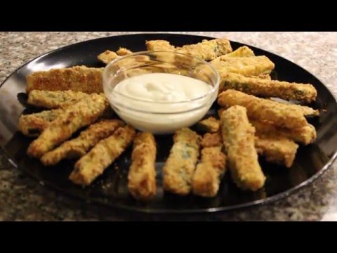 Oven Baked Crispy Zucchini Fries