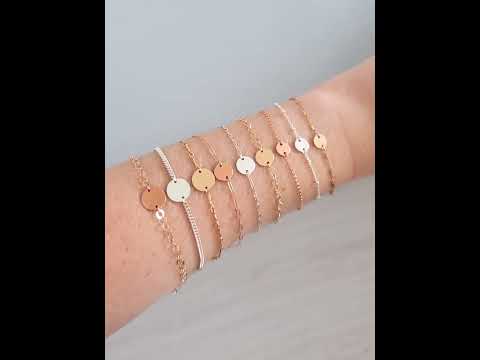 Mckenna Bracelet Blank Connector 7mm 9mm 11mm, Gold Filled And Sterling Silver