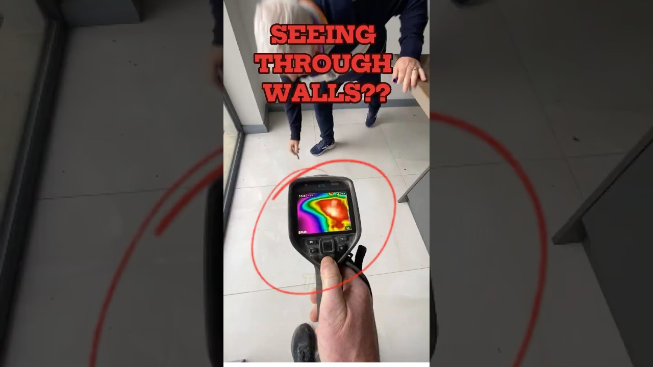 Hidden Pipe Burst Caught on Thermal Camera! 😱 