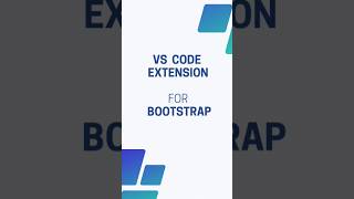 Best VS code extension for Bootstrap Class Name🔥 #shortstutorial #webdevelopment #vscode #shorts