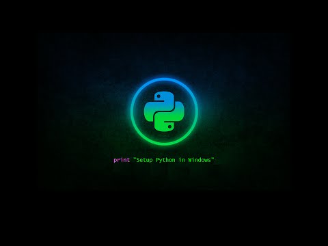 How to setup Python to code on Windows