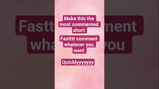 Make This The Most Commented Shortttttt Sideas