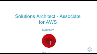 Summary of Solution Architect Associate Learning Path Wealth