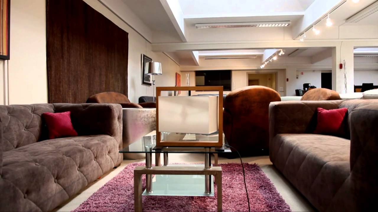 Canapé en tissu marron modèle poznan youtube