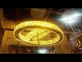 The led circle suspension crystal pendant light  cheerhuzz