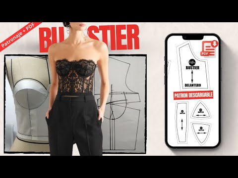 Bustier + Patron descargable.