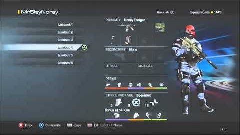 Call Of Duty Ghosts | My Custom Class Setups