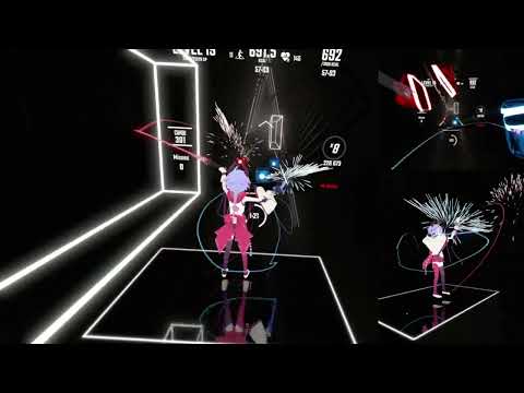 マケイヌのフーガ ／ 雨の介 feat.flower - Beat Saber [Reverse grip]