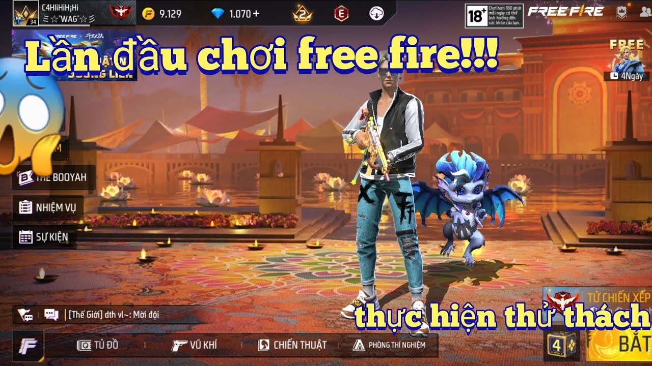 NLG - chơi thử Free Fire thực hiện thử thách và cái kết #freefire #sangtaofreefire #viral 