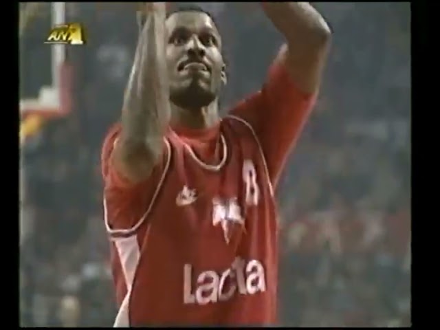 Eddie Johnson 27 pts | Olympiacos vs Barcelona 04.01.1995 class=