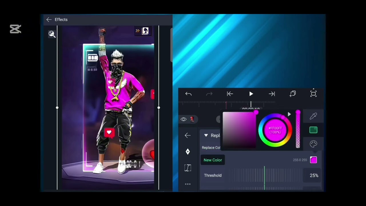 LIGHT glow in alight motion 