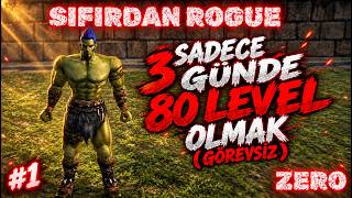 SADECE 3 GÜNDE 80 LEVEL OLMAK ( GÖREVSİZ) | 🏹 SIFIRDAN ROGUE | ZERO | KNİGHT ONLİNE